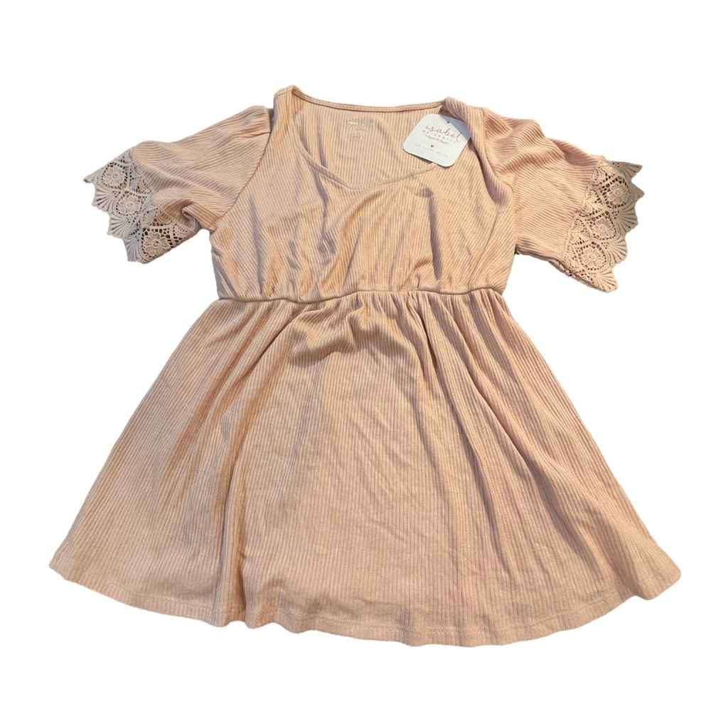 🌸 Maternity top coral with lace on sleeves NWT Dressy and stylish 🌸‎